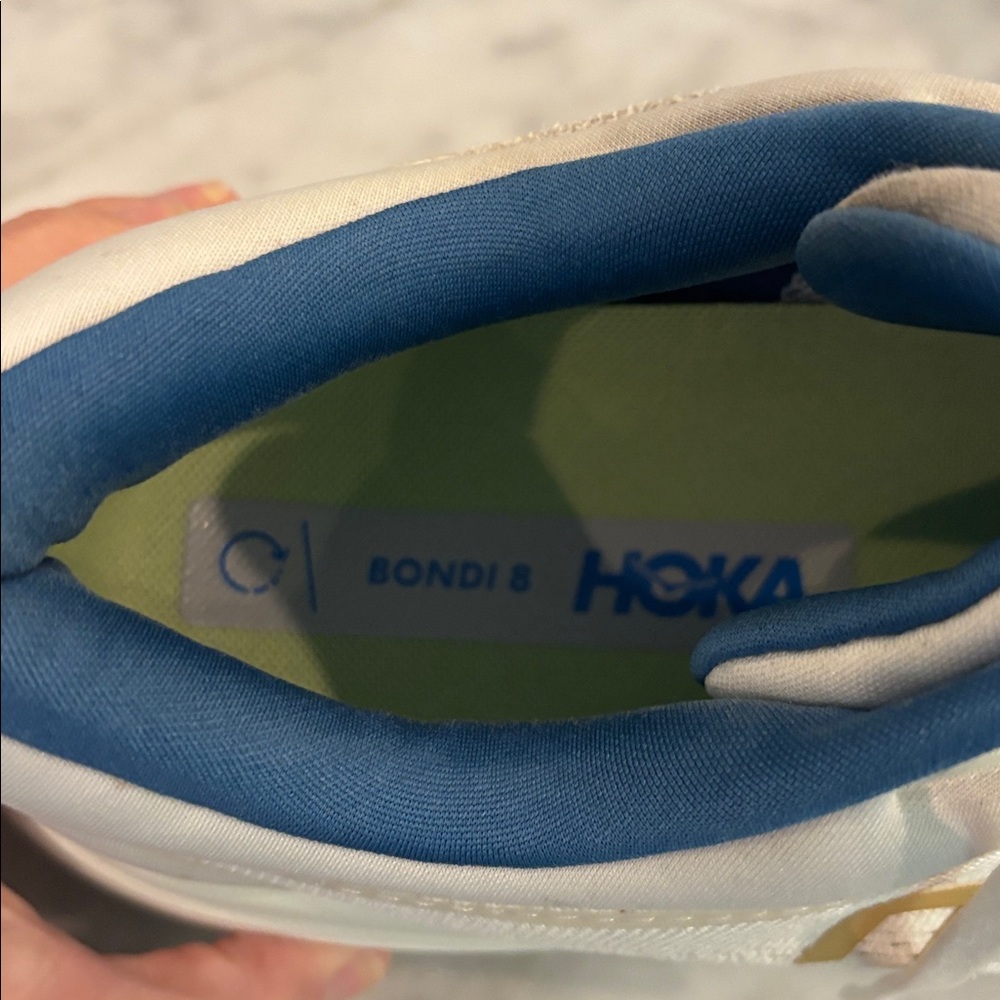 Men’s Hoka White Athletic Shoes - Picture 2 of 5
